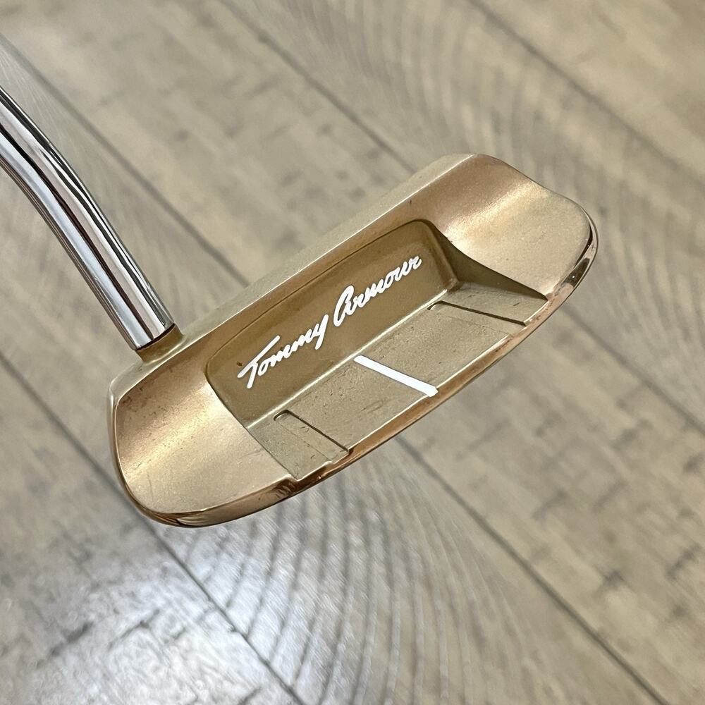 Tommy Armour Impact No. 2 Mid Mallet Gold Milled Face Putter RH 33" New Grip! - Picture 3 of 13